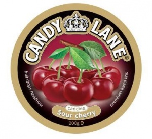 Candy Lane леденцы кислая вишня  фас. 0.200кг*6шт Сладкая сказка